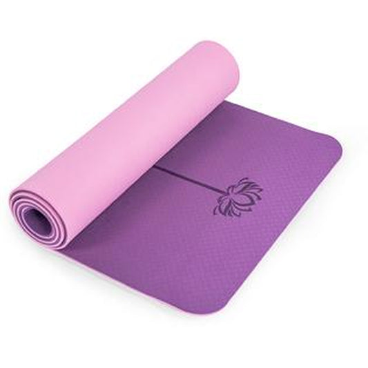 Yoga Mat Non Slip, Pilates Fitness Mats, Eco Friendly, Anti-Tear Yoga Mats for Women, 1/4" Exercise Mats for Home Workout with C